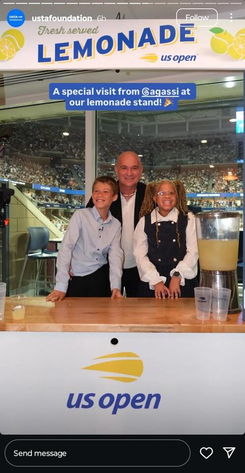 US Open: Agassi’s ‘Superhero’ Moment with Jaz