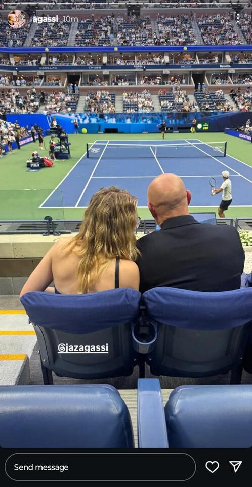 US Open: Agassi’s ‘Superhero’ Moment with Jaz