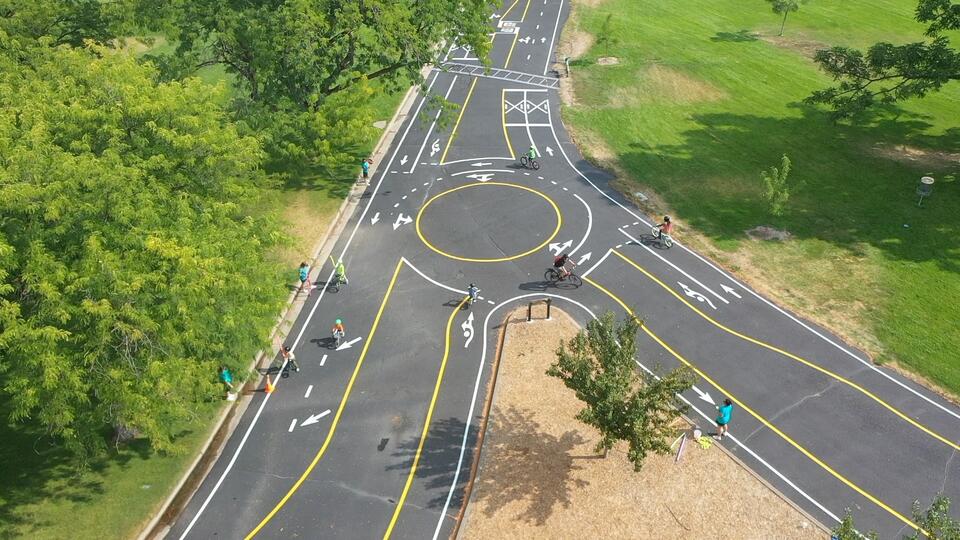 Boise’s new traffic garden makes biking safer for kids