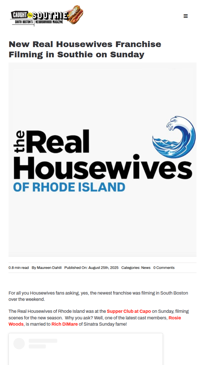 Real Housewives bring Southie glam