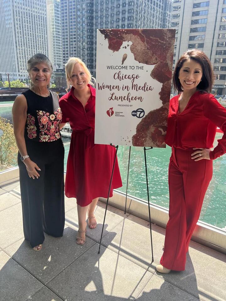 Chicago women in media rally for heart health