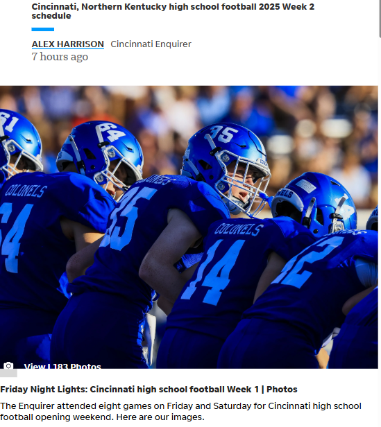 Week 2 high school football: Rivalries heat up