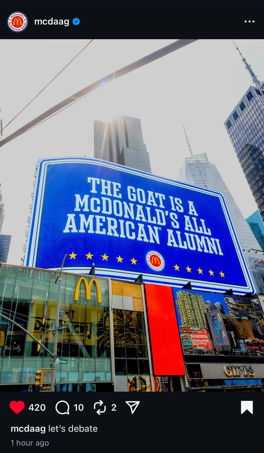 McDonald’s Just Stirred the GOAT Debate
