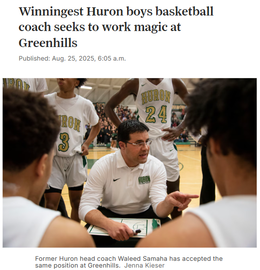 Ann Arbor hoops legend Waleed Samaha starts new chapter