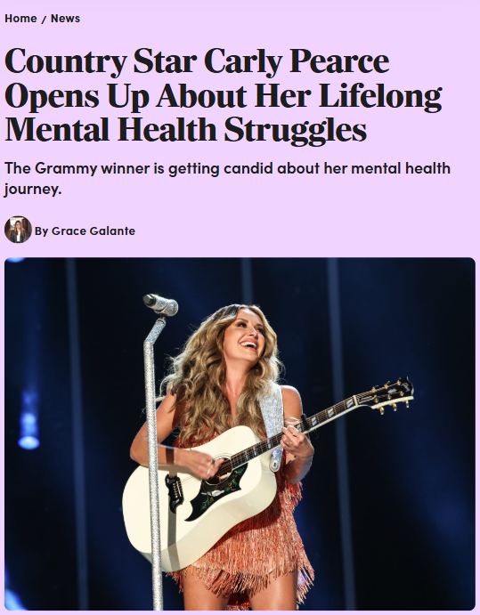 Carly Pearce Gets Real About Lifelong Anxiety