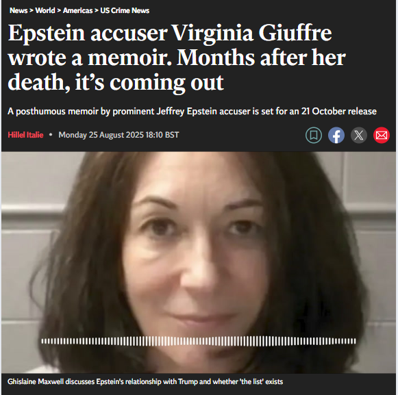 Virginia Giuffre Memoir Sparks Royal Drama 👑