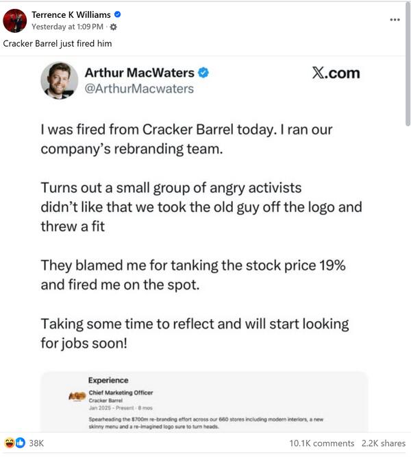 Cracker Barrel New Logo Drama: Real or Not?