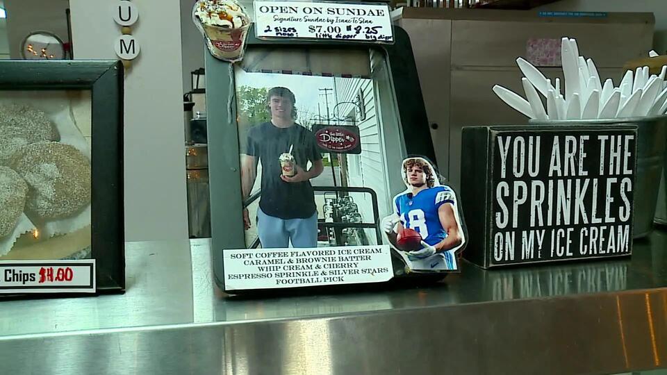 Lions rookie’s sundae brings NFL buzz to Jamestown