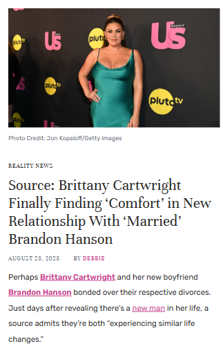 Brittany Cartwright’s fresh start after divorce