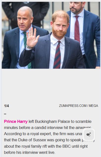 Harry's Surprise BBC Interview Sparks Royal Drama 👑