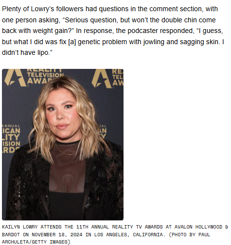 Kailyn Lowry’s Double Chin Glow-Up!