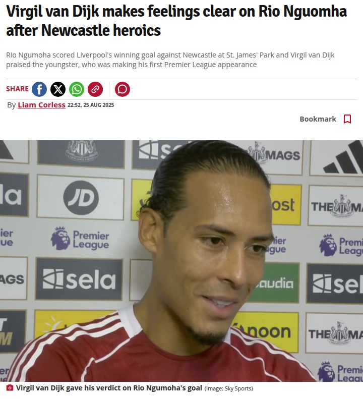 Ngumoha’s Dream Debut Seals Wild Newcastle vs Liverpool Clash