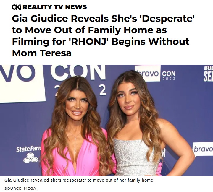 Gia Giudice ready for NYC move as RHONJ shifts