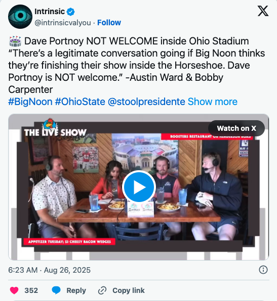 Buckeye Nation shuts the door on Portnoy