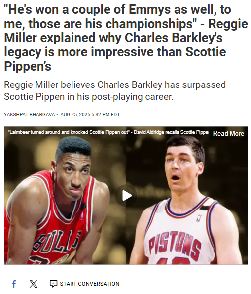 Sir Charles vs. Pippen: Who’s the Real Legend?