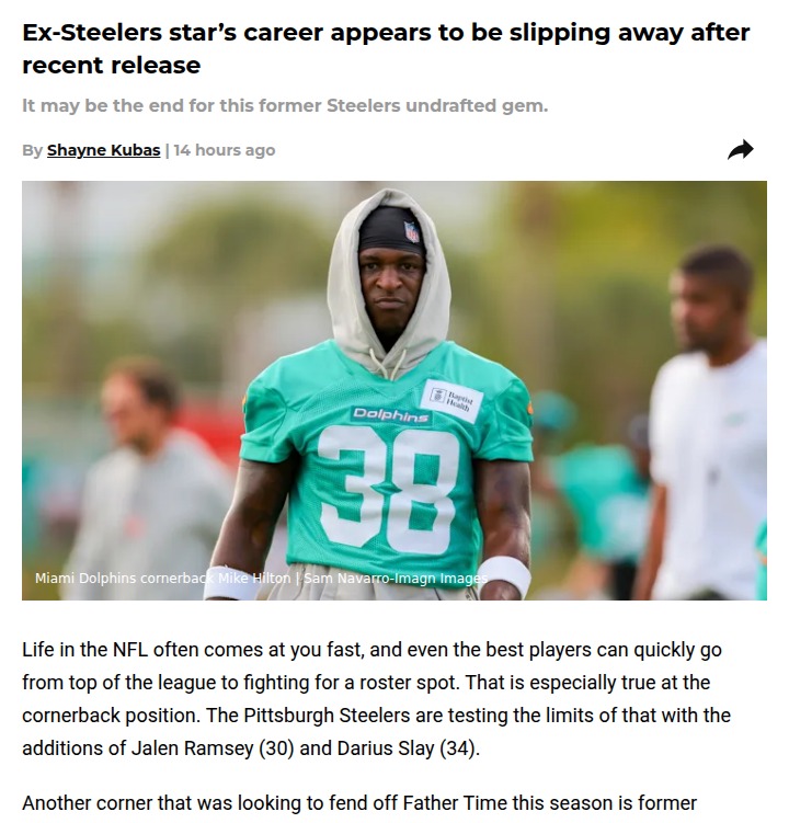 Mike Hilton's NFL Journey: Is This the End?
