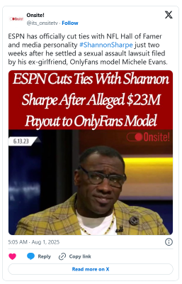 Shannon Sharpe’s Ex Drops Wild Double Life Tea 🍵