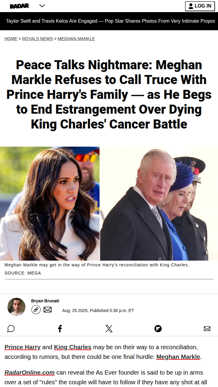 Meghan Markle Drama: Royal Truce Blocked? 👑