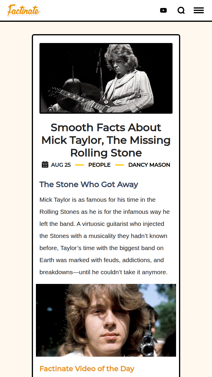 Keith’s Telegram Made Mick Taylor Cry 😢