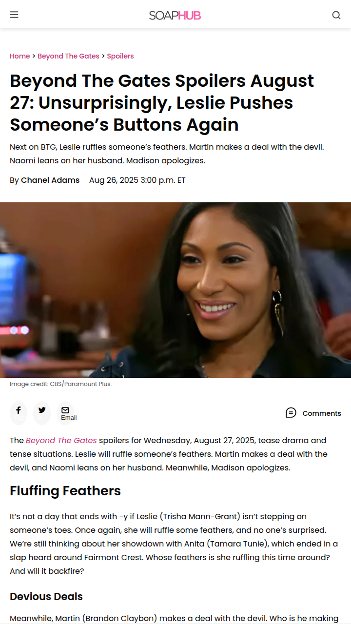 Leslie Stirs Up More Drama Again 😱