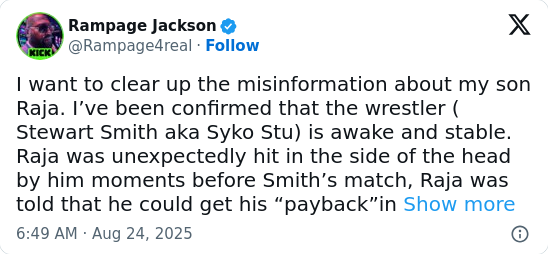Raja Jackson’s Wild Attack on Syko Stu: Fallout
