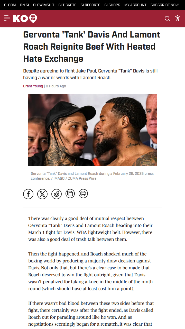 Tank vs Roach: Draw, Drama & Deleted Disses