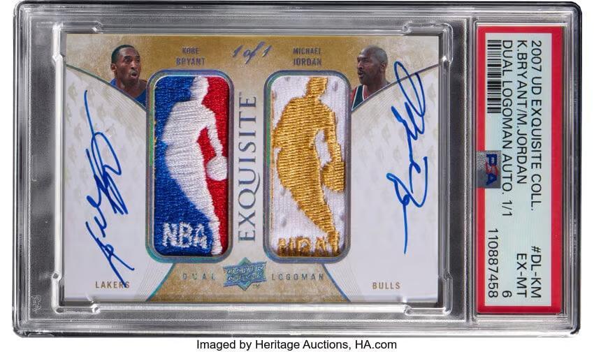 Jordan & Mamba Dethrone Mantle in Card History!