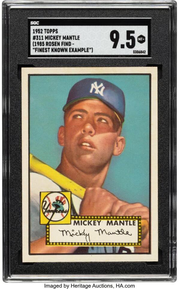 Jordan & Mamba Dethrone Mantle in Card History!