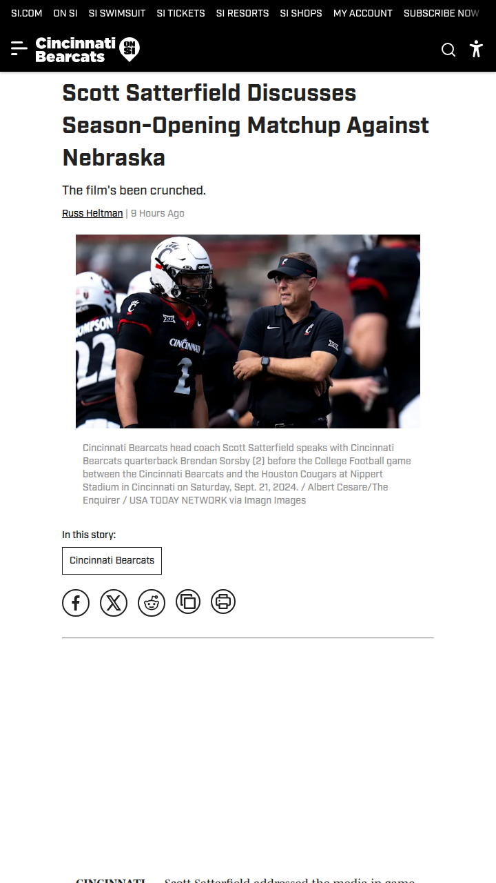 Bearcats enter season opener healthy and hungry