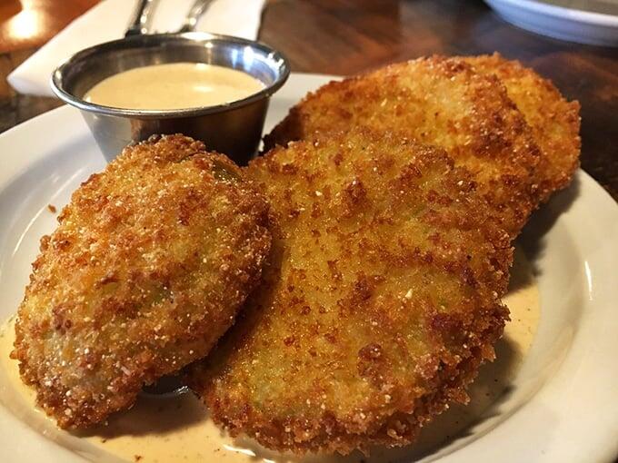 Durham’s fried green tomatoes are a must-try