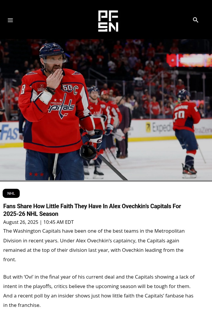 Capitals fans brace for a tough season ahead