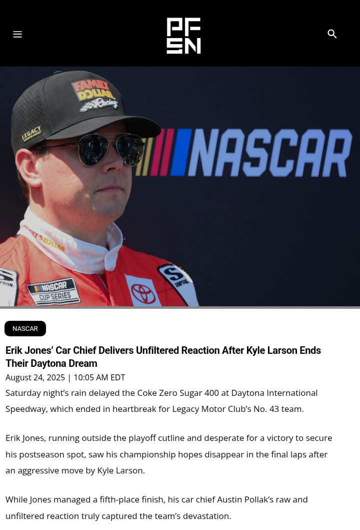 Daytona heartbreak: Erik Jones’ team reacts