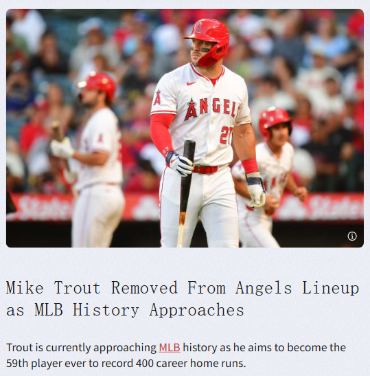 Trout’s 400 HR Chase: Angels vs. Rangers Drama