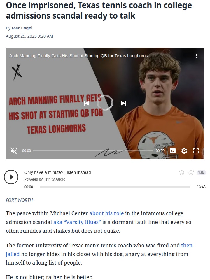 Texas coach’s fall: What really happened?