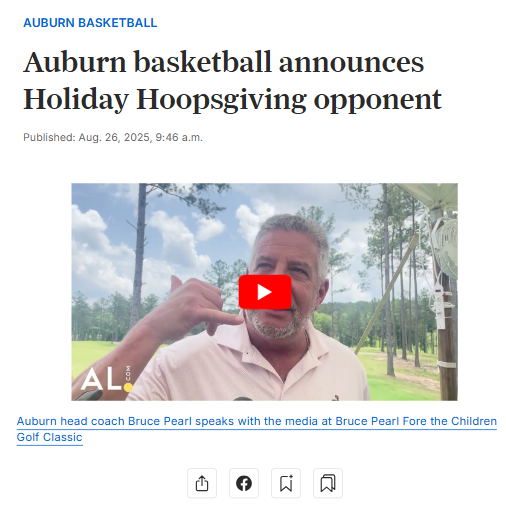 Auburn faces Chattanooga at Atlanta’s Hoopsgiving