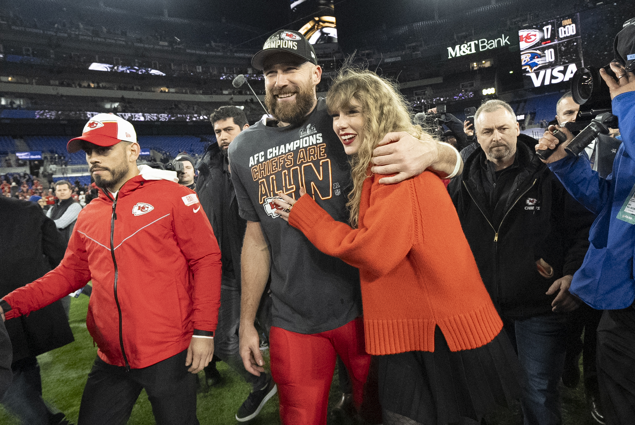 Bearcats cash in on Kelce-Swift mania