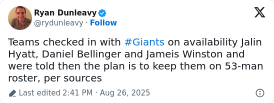 Giants double down on Jalin Hyatt’s potential