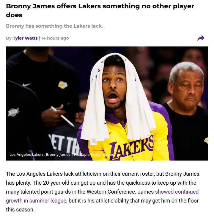 Bronny’s Athleticism: Lakers’ Secret Weapon?