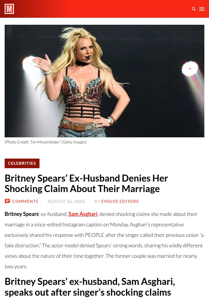 Britney’s Ex Fires Back at ‘Fake Marriage’ Claim 😱