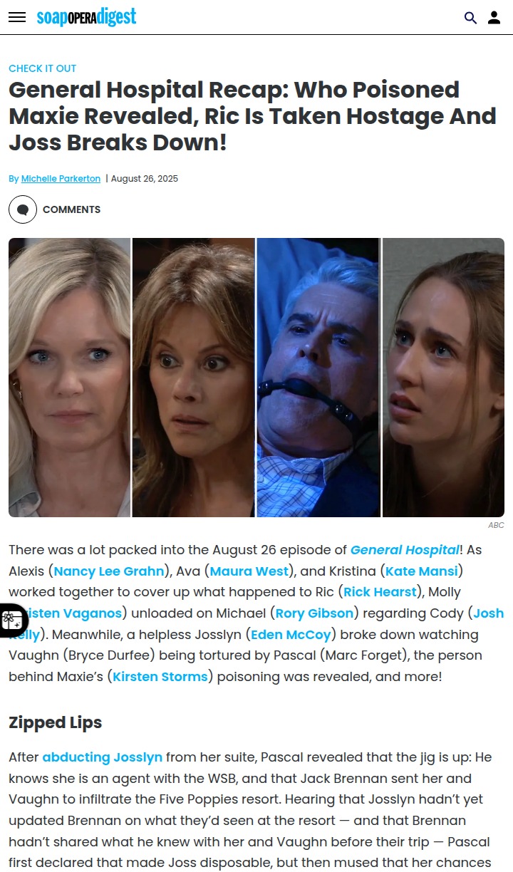 Who really poisoned Maxie? GH’s wildest twists yet