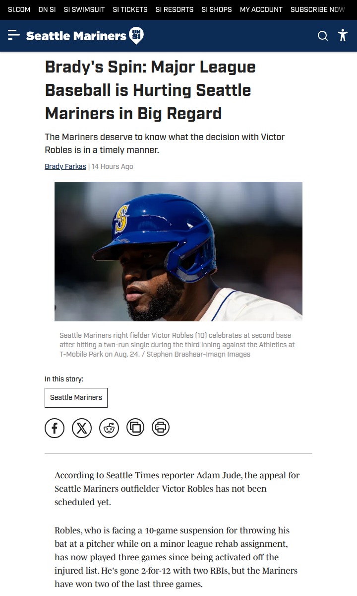Mariners playoff hopes hinge on MLB’s delay