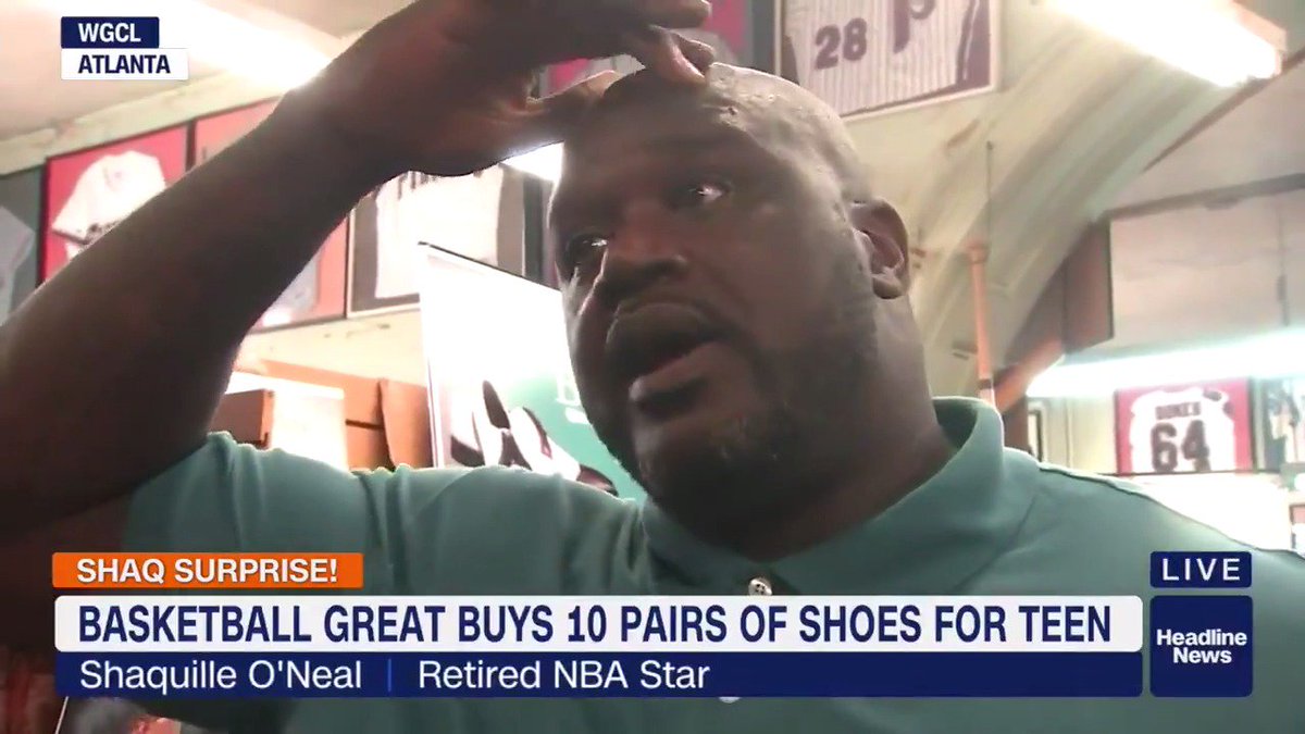Shaq stands up for kindness at Beverly Hills spot
