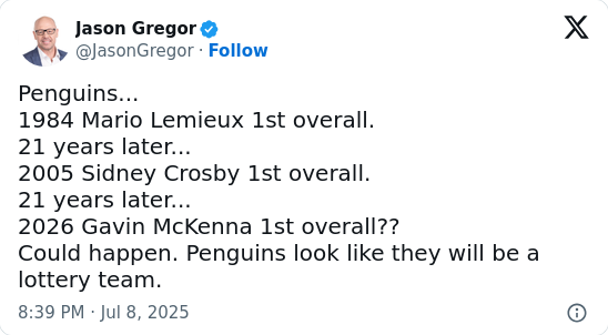 Could Gavin McKenna be Pittsburgh’s next superstar?