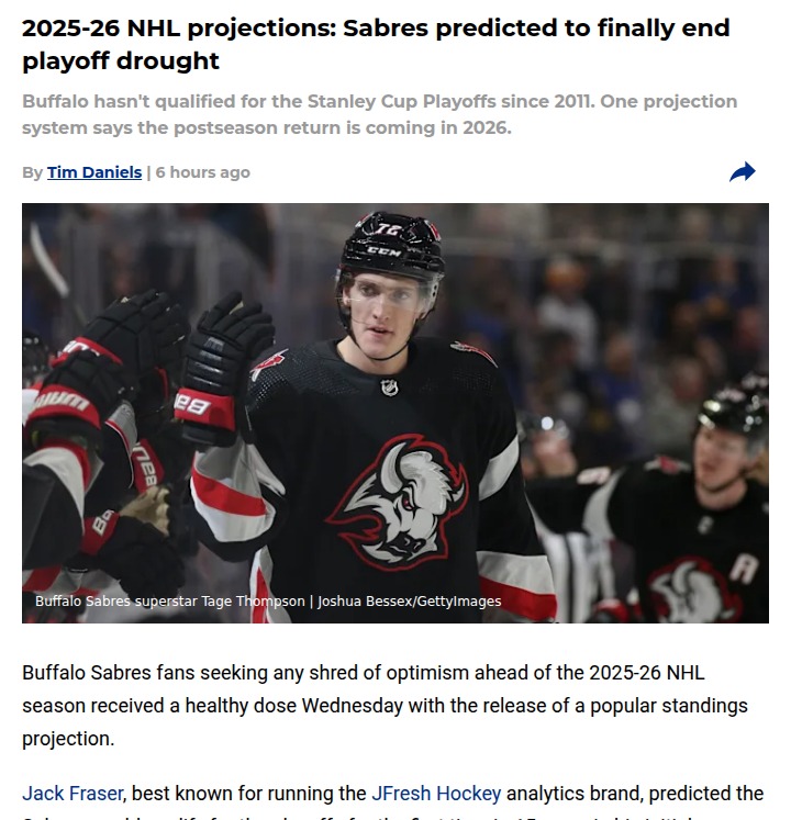 Sabres playoff hopes finally feel real