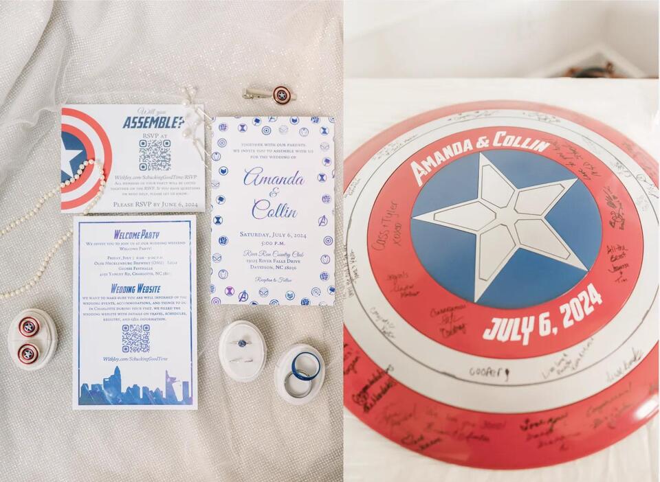 Marvel magic at a Charlotte wedding