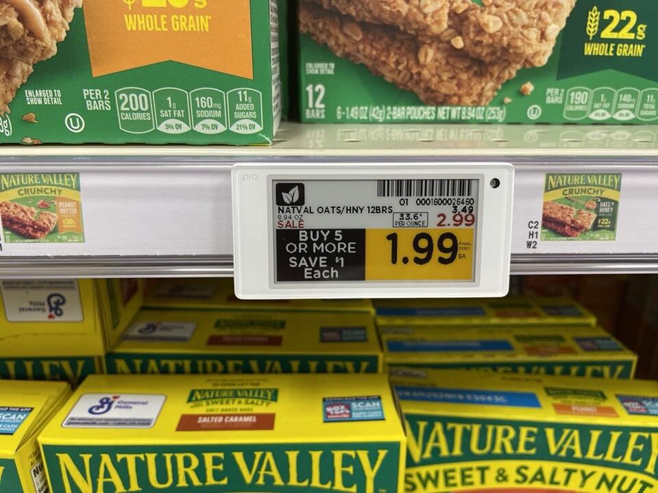 Kroger’s digital price tags spark Cincinnati buzz