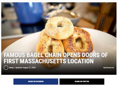 NYC bagels land in Boston—second shop coming!