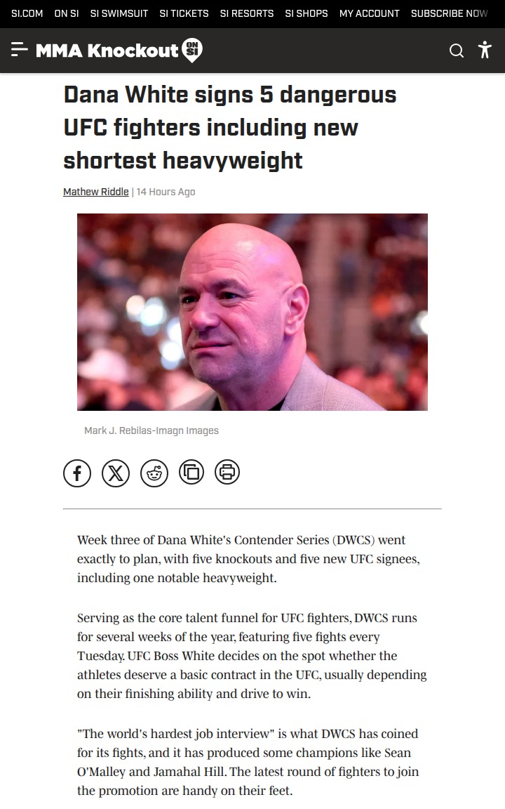 DWCS Delivers: Shortest Heavyweight Shocks UFC