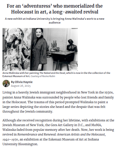 Anna Walinska’s Art Finally Gets Its Moment 🎨