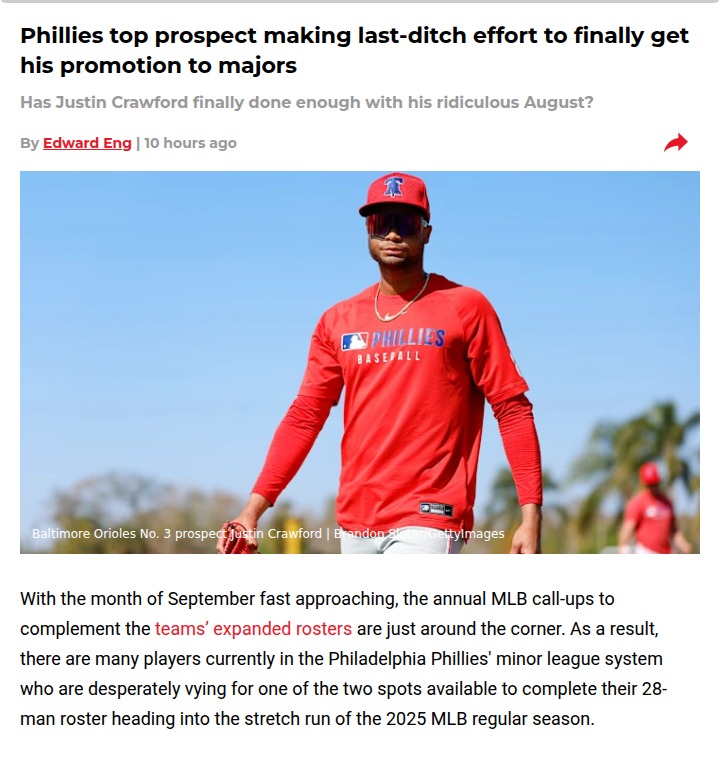 Crawford’s big push: Phillies fans, is it time?